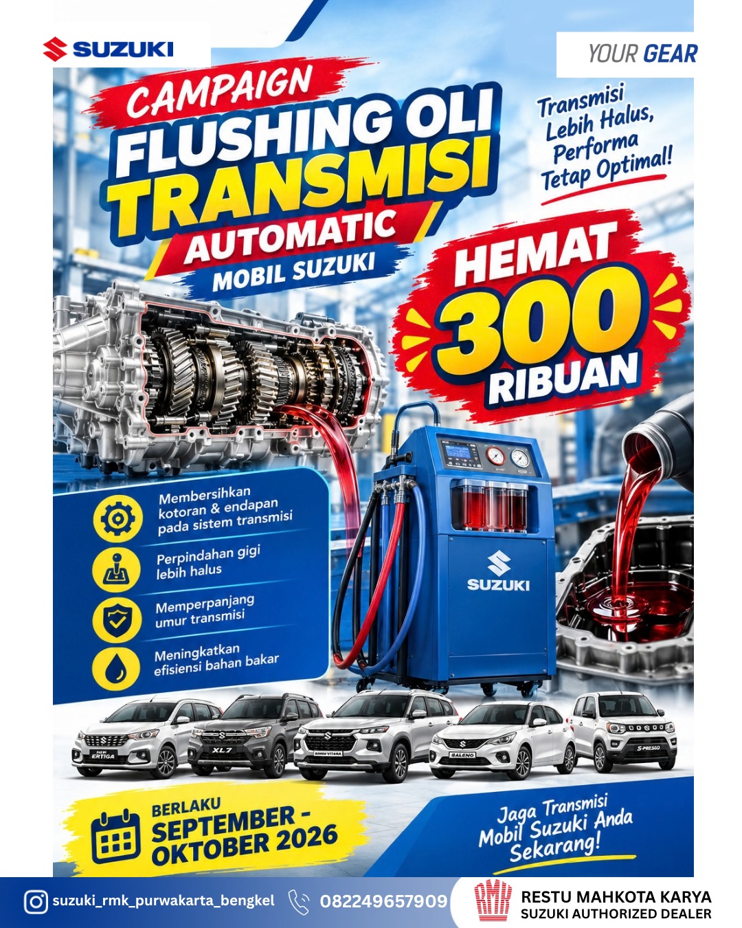 CAMPAIGN FLUSHING OLI TRANSMISI AUTOMATIC